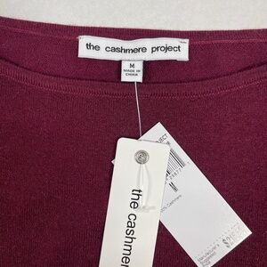 The Cashmere Project - California Cashmere Shirttail Crew - Size M - NEW.